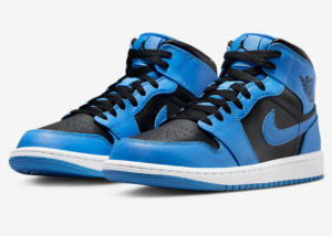 Giay Nike Air Jordan 1 Mid 'University Blue Black' DQ8426-401