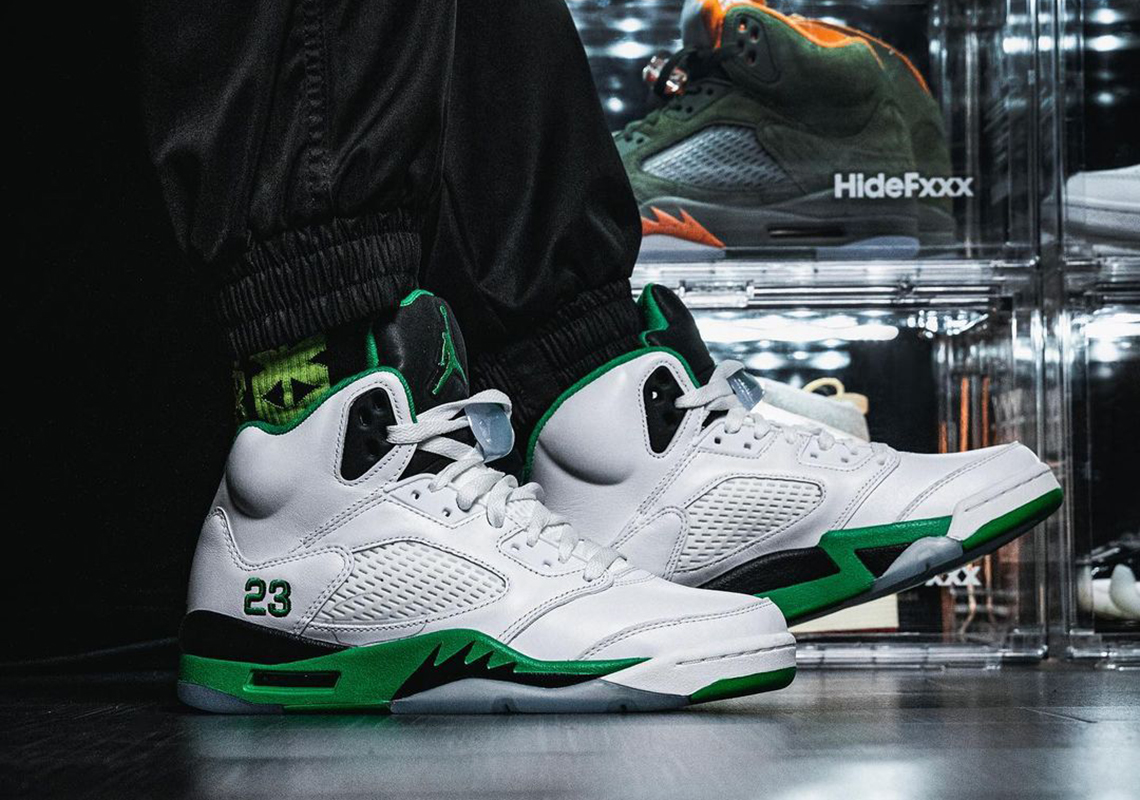 Giay Nike Air Jordan 5 Retro 'Lucky Green' DD9336-103