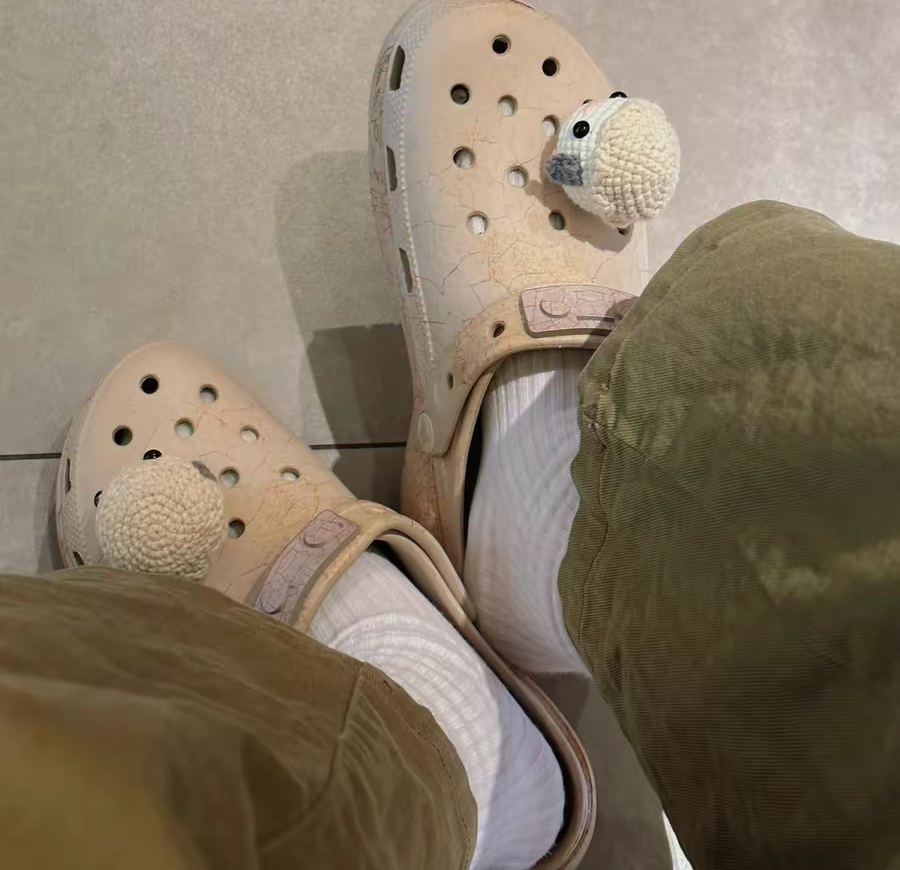 Dep Crocs x GOOD BAI Cloud Eggshell 'Khaki' 209394-2V3