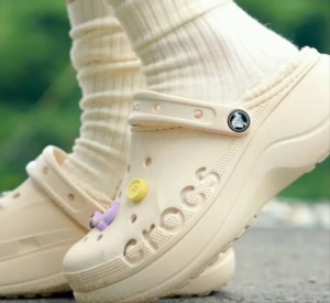 Dep Crocs Baya Platform Lined Clogs 'Off White' 208708-11S