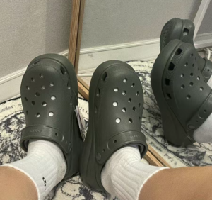 Dep Crocs Classic Crush Clog 'Dusty Olive' 207521-3J5