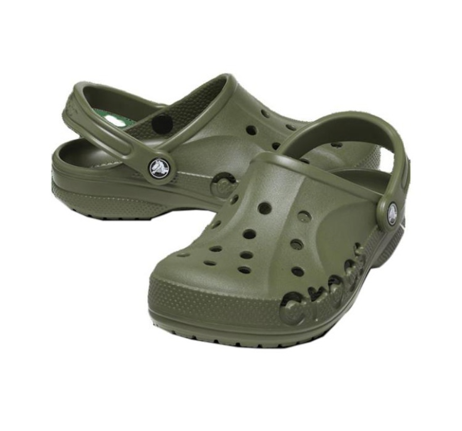 Dep Crocs Unisex Baya Clog Sandals 'Dusty Olive' 10126-309