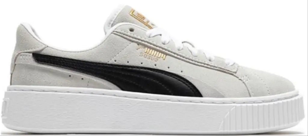 Giay Puma Suede Platform 'White Black' 395225-02