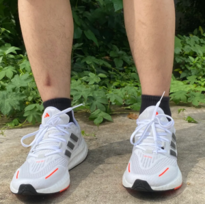 Giay Adidas PureBoost 22 Heat.RDY 'White Solar Red' IG0909