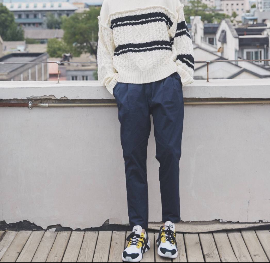 Giay Onitsuka Tiger Big Logo Trainer 2.0 'White Yellow' 1183A795-100