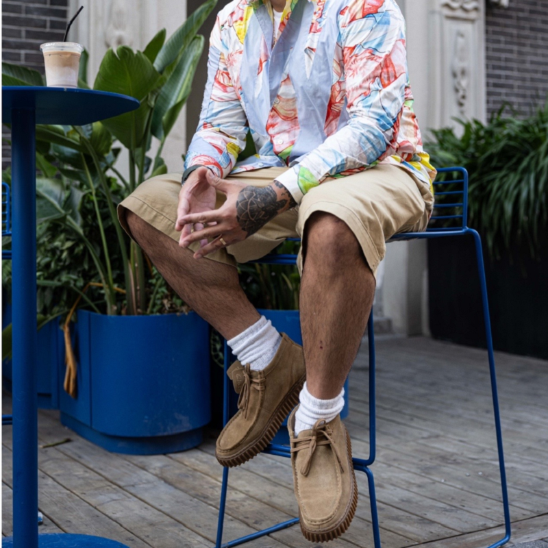 Giay Clarks Desert Nomad 'Sand Suede' 26172582