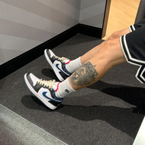 Giay Nike Air Jordan 1 Low 'Blue Sashiko' FV3622-141