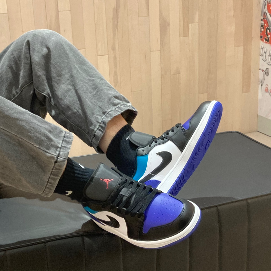 Giay Nike Air Jordan 1 Low 'Aqua' 553558-154