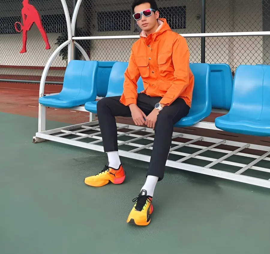 Giay Puma Fast-R Nitro Elite Fireglow 'Yellow Red' 377598-01