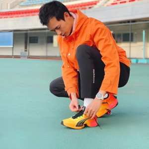 Giay Puma Fast-R Nitro Elite Fireglow 'Yellow Red' 377598-01