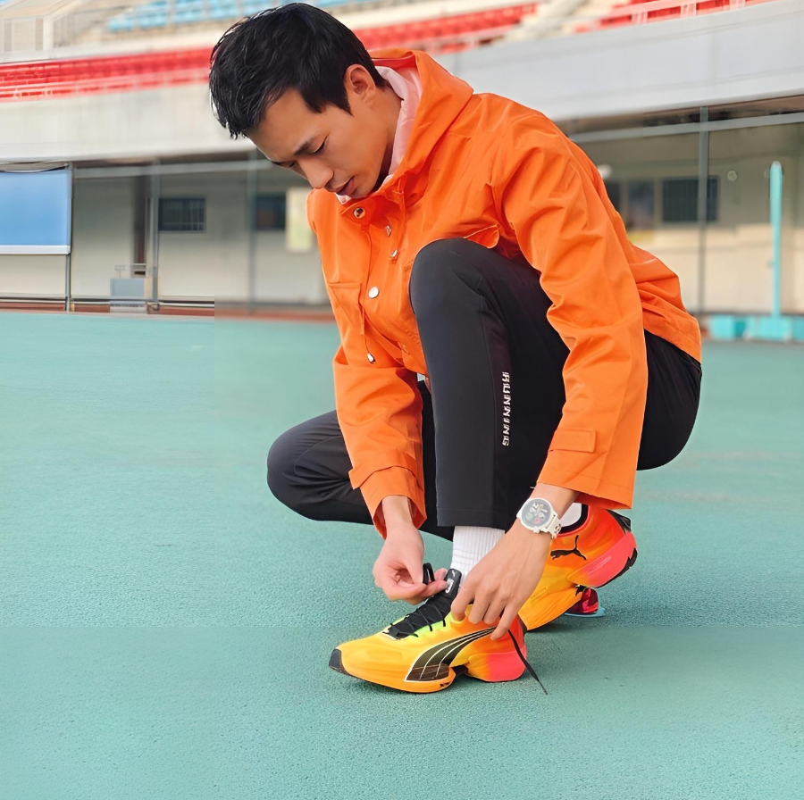 Giay Puma Fast-R Nitro Elite Fireglow 'Yellow Red' 377598-01