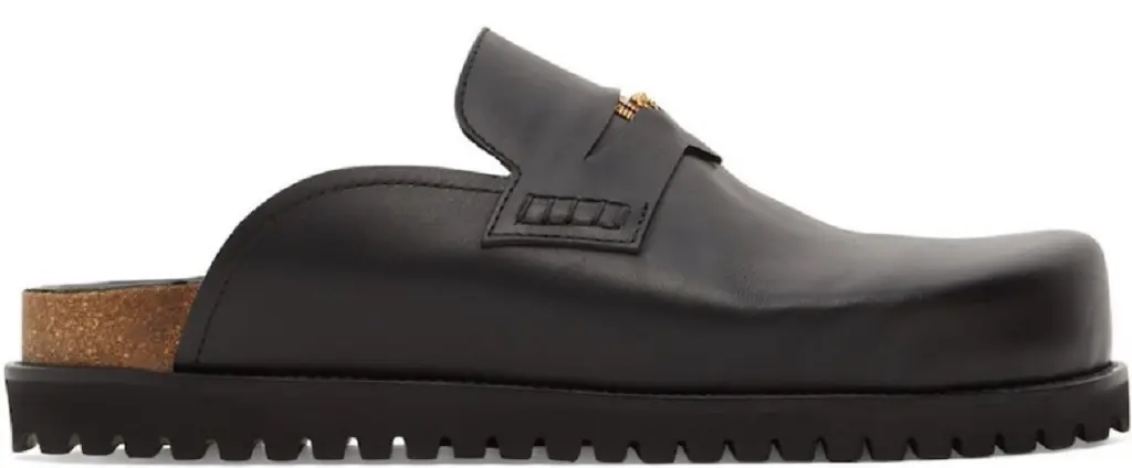 Dep Versace Leather Mules 'Black' 1010280-1A05956-1B00V