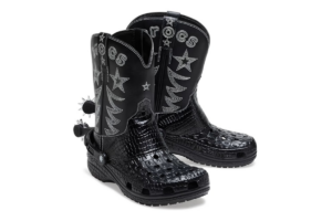 Dep Crocs Classic Cowboy Boot 'Black' 208695-001