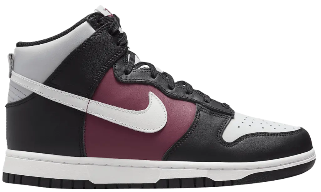 Giay Nike Dunk High 'White Black Maroon' DD1869-005