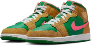 Giay Nike Air Jordan 1 Mid SE 'Wheat Watermelon' DX4332-700
