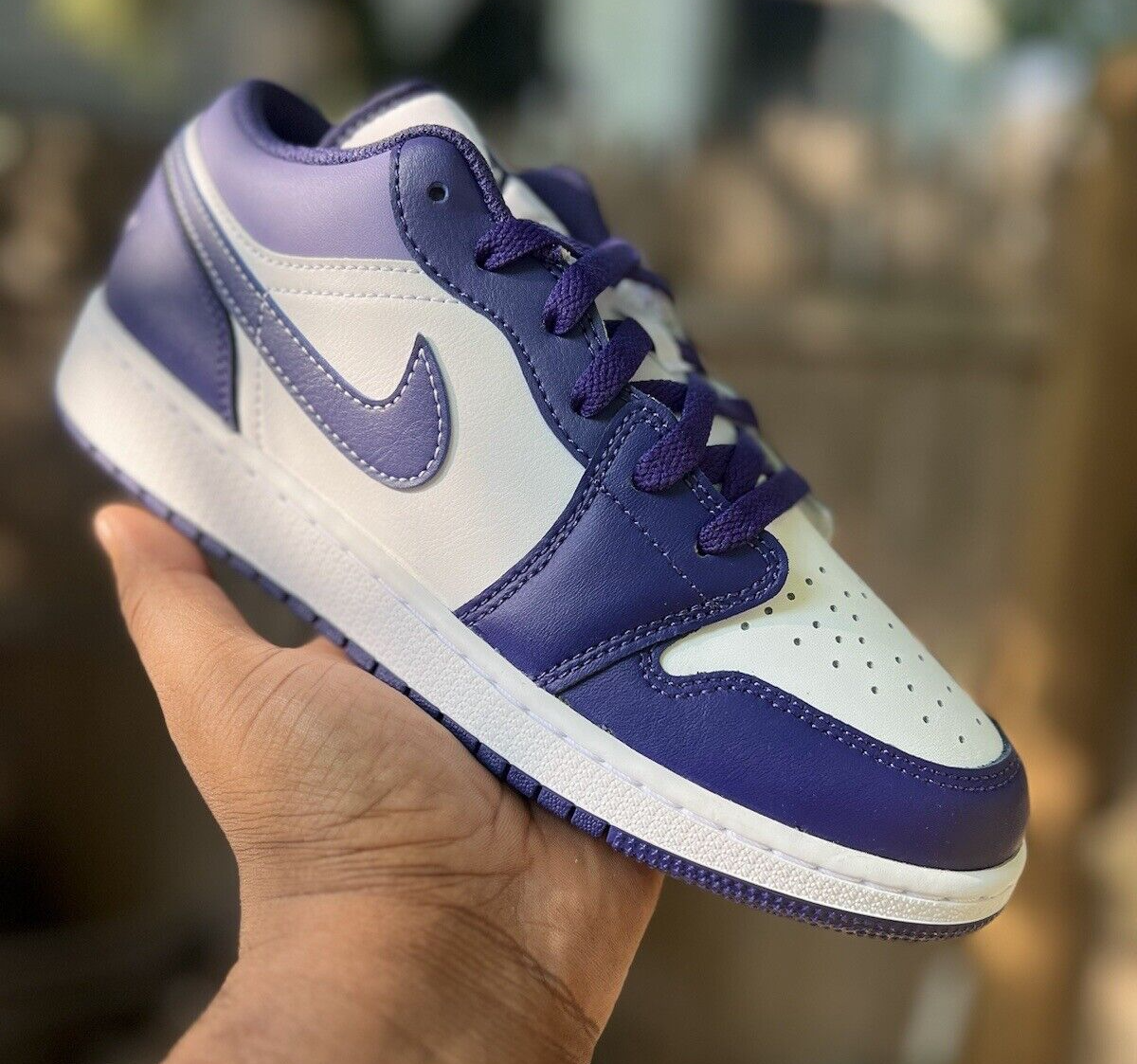 Giay Nike Air Jordan 1 Low 'Sky J Purple' 553560-515