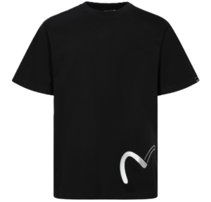 Ao Evisu Reflective Seagull Print Regular Fit 'Black' 2EAGNM3TS5082XXCT