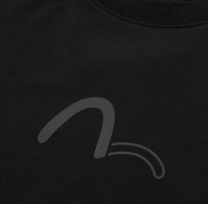 Ao Evisu Multi Graphics Print Regular Fit T-shirt 'Black' 2EAGNM3TS5088XXCT