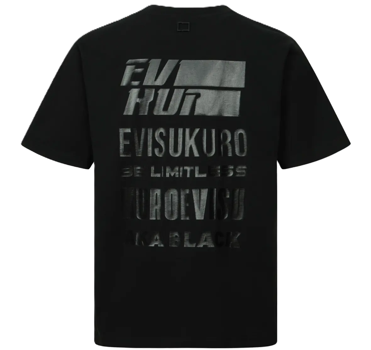 Ao Evisu Multi Graphics Print Regular Fit T-shirt 'Black' 2EAGNM3TS5088XXCT