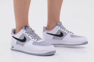 Giay Nike Air Force 1 Low Cut Out 'White Grey' DV3501-100