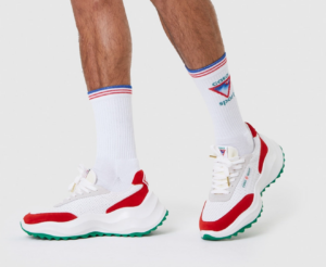 Giay Casablanca Atlantis Sneaker 'White Red' AF22-SNK-001-04