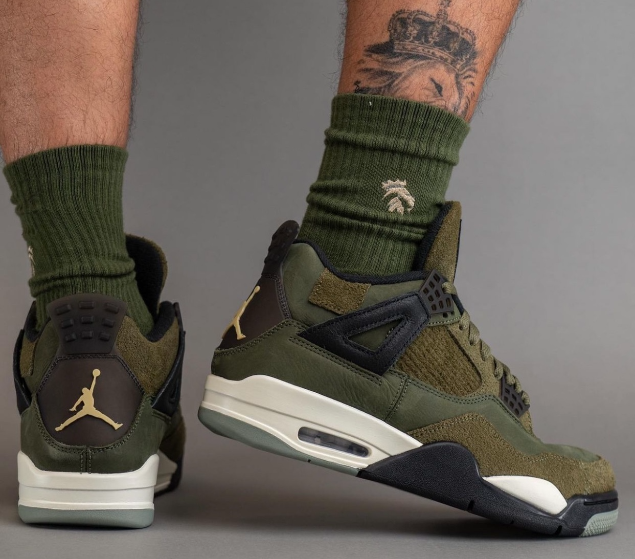 Giay Nike Air Jordan 4 Retro SE Craft 'Medium Olive' FB9927-200