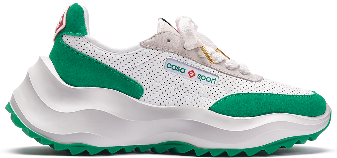 Giay Casablanca Atlantis Sneaker 'White Green' AF22-SNK-002-03