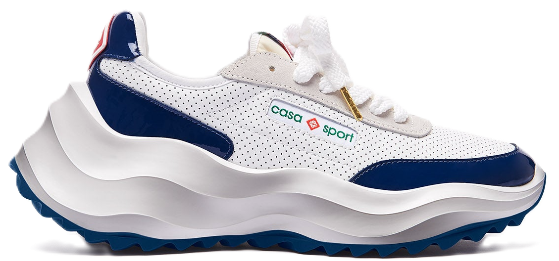 Giay Casablanca Atlantis Sneaker 'White Navy' AS23-SNK-015-03