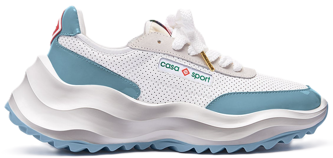 Giay Casablanca Atlantis Sneaker 'White Blue' AS23-SNK-015-04