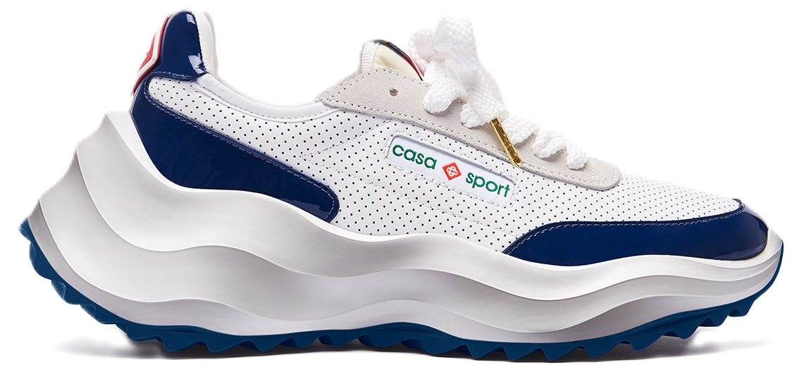Giay Casablanca Atlantis Sneaker 'White Navy' AS23-SNK-016-03