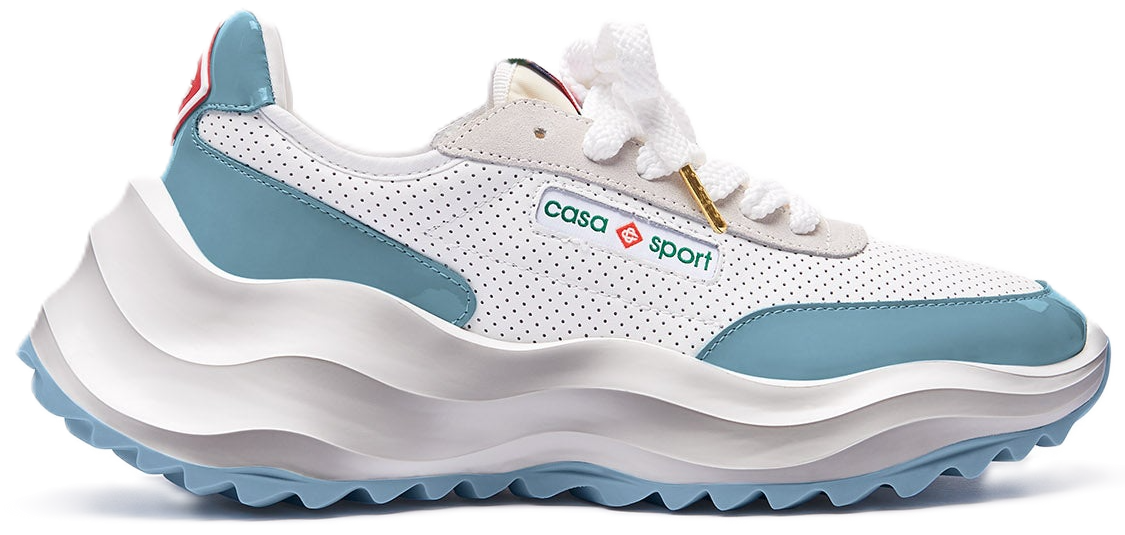 Giay Casablanca Atlantis Sneaker 'White Blue' AS23-SNK-016-04