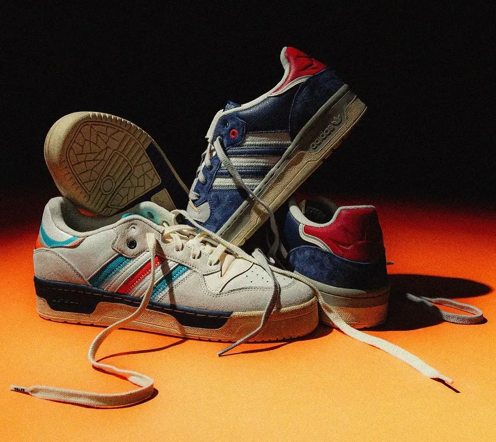 Giay Adidas Rivalry Low 'Butter Navy' ID2870