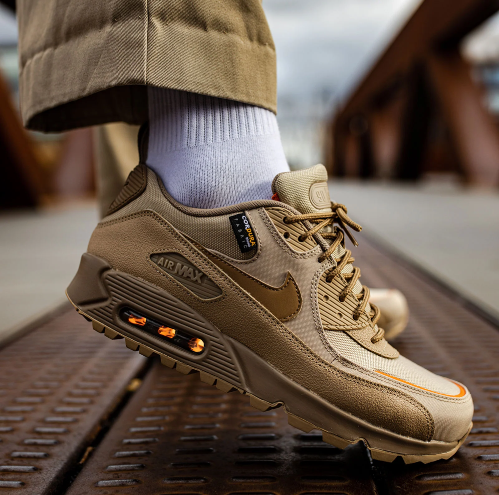 Giày Nike Air Max 90 Premium 'Wheat' FZ5102-299 - Ảnh 3