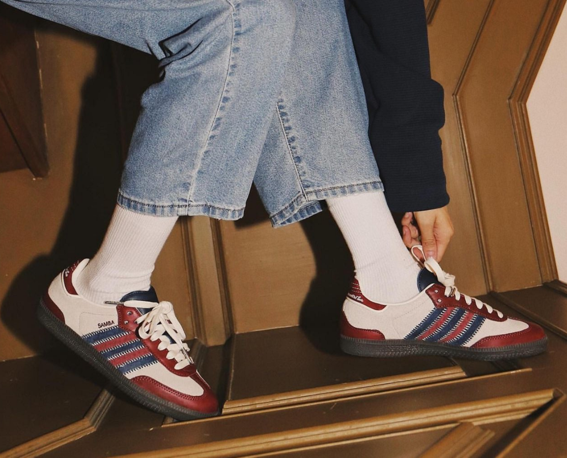 Giay Adidas Samba OG 'Notitle Maroon' ID6023