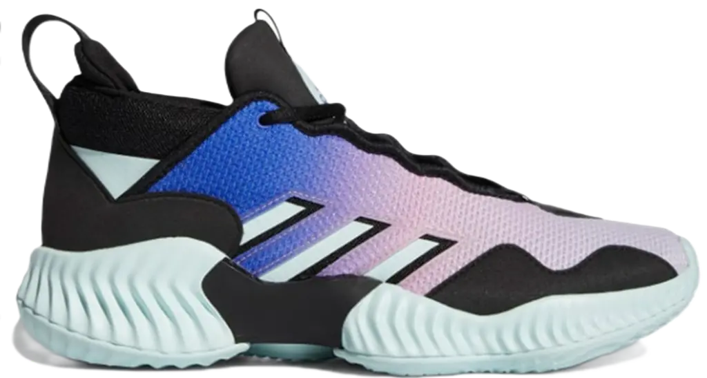 Giay Adidas Court Vision 3 'Black Blue Pink' GV9929