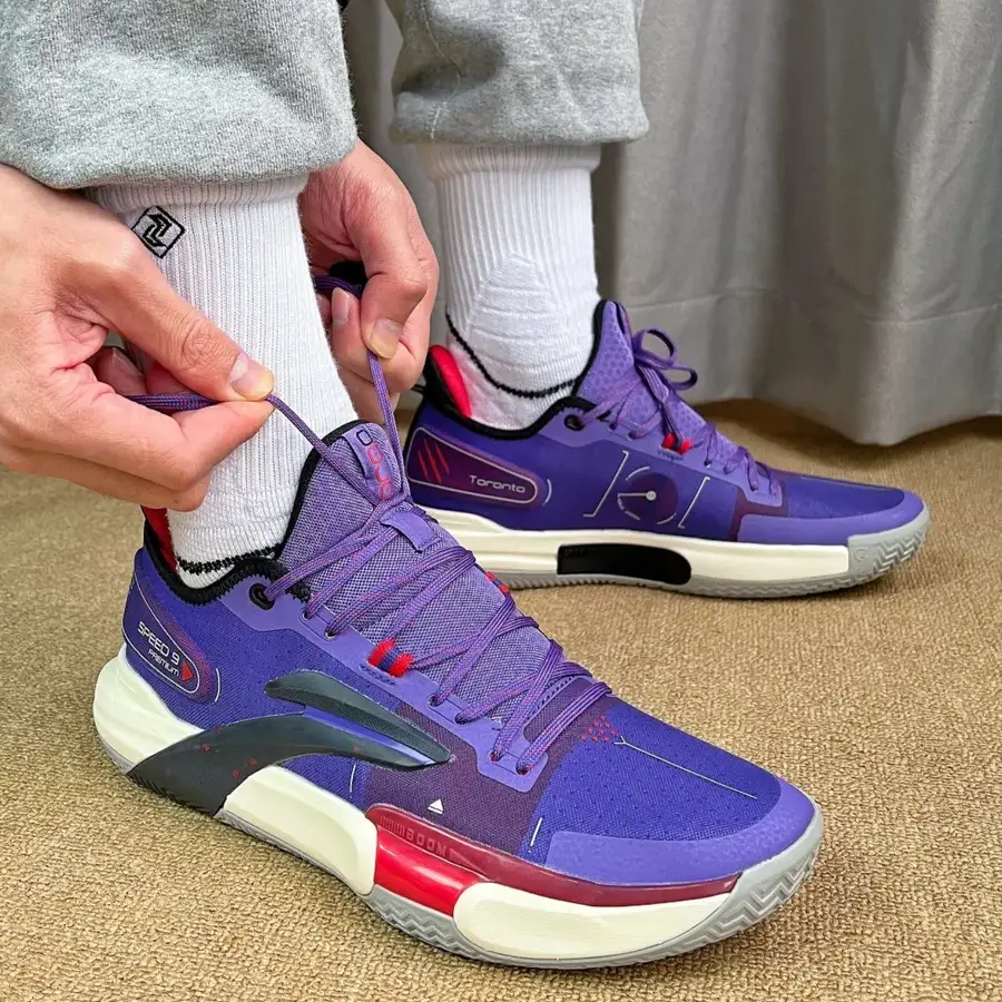 Giay Lining Speed 9 Premium 'Purple Black' ABAS071-3