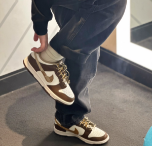 Giay Nike Dunk Low GS 'Brown Plaid' FV3653-191