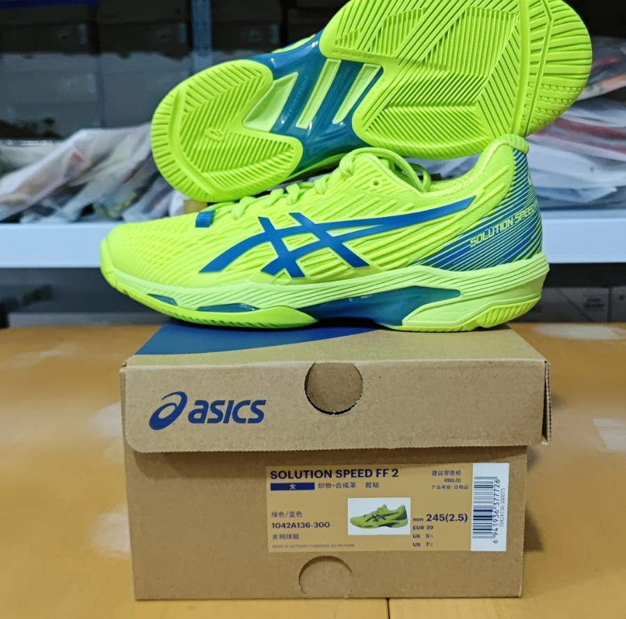 Alternative view of Giày Asics Solution Speed FF 2 'Hazard Green' 1042A136-300