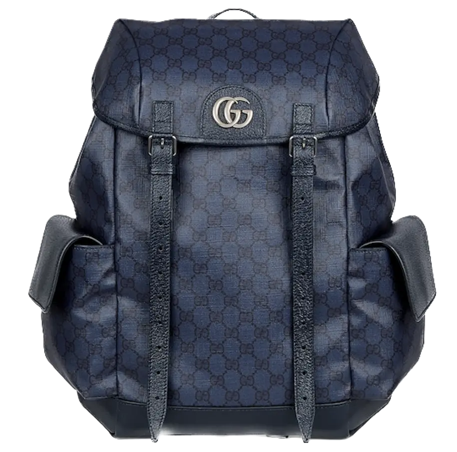 Balo Gucci Ophidia GG Medium Backpack 'Blue Black' 598140-FABHU-8442