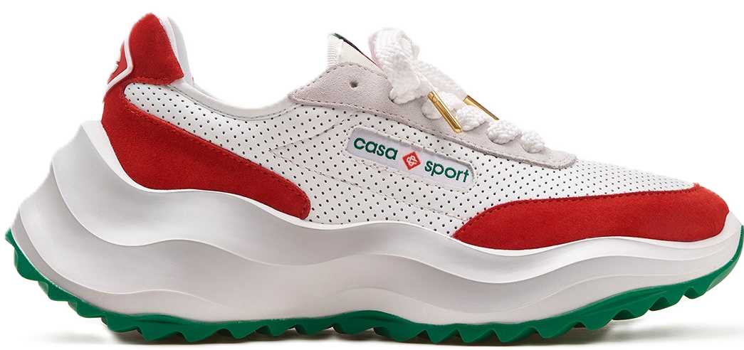 Giay Casablanca Atlantis Sneaker 'White Red' AF22-SNK-002-04