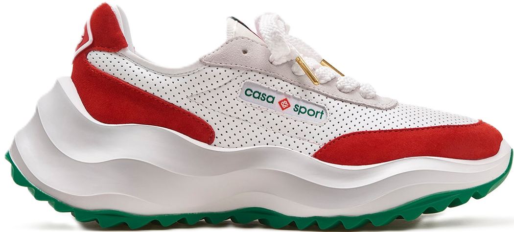 Giay Casablanca Atlantis Sneaker 'White Red' AF22-SNK-001-04