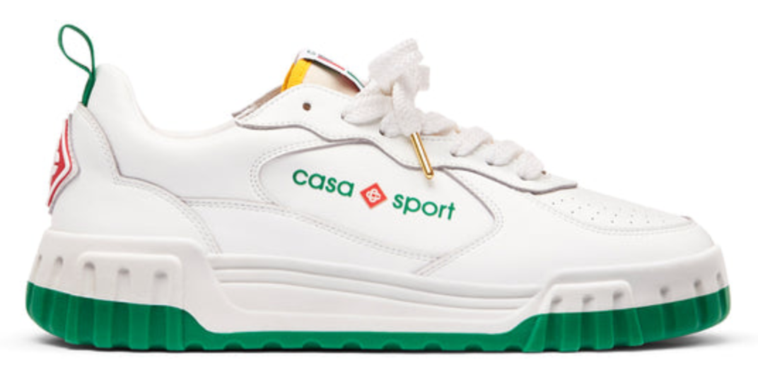 Giay Casablanca The Court Sneaker 'White Green' AF23-SNK-017M-01