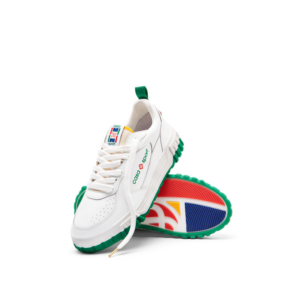 Giay Casablanca The Court Sneaker 'White Green' AF23-SNK-017W-01