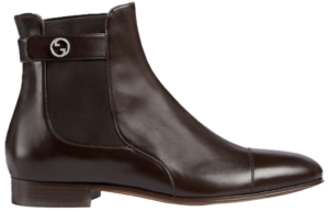 Giay Gucci Blondie Ankle Boot 'Brown' 757777-06F80-2140