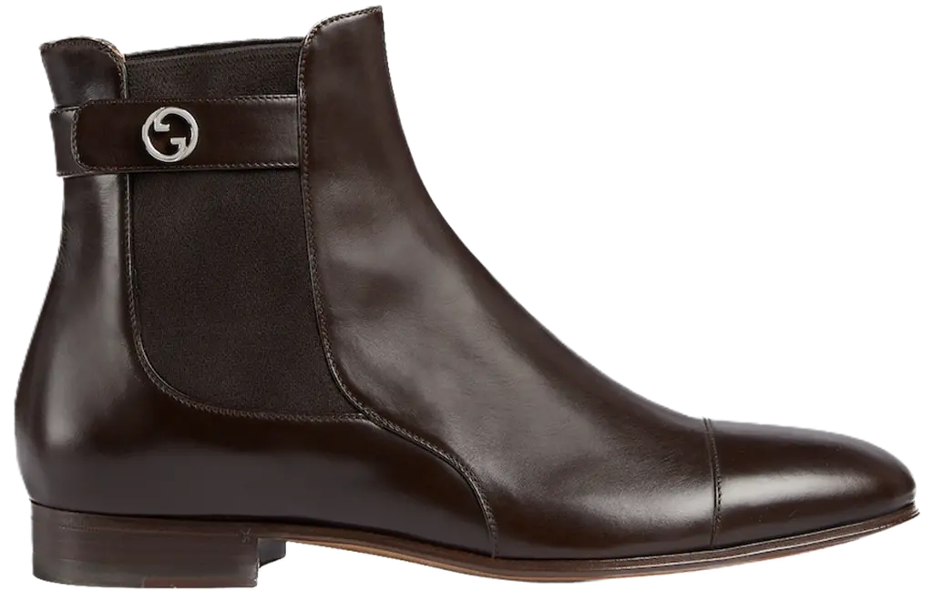 Giay Gucci Blondie Ankle Boot 'Brown' 757777-06F80-2140