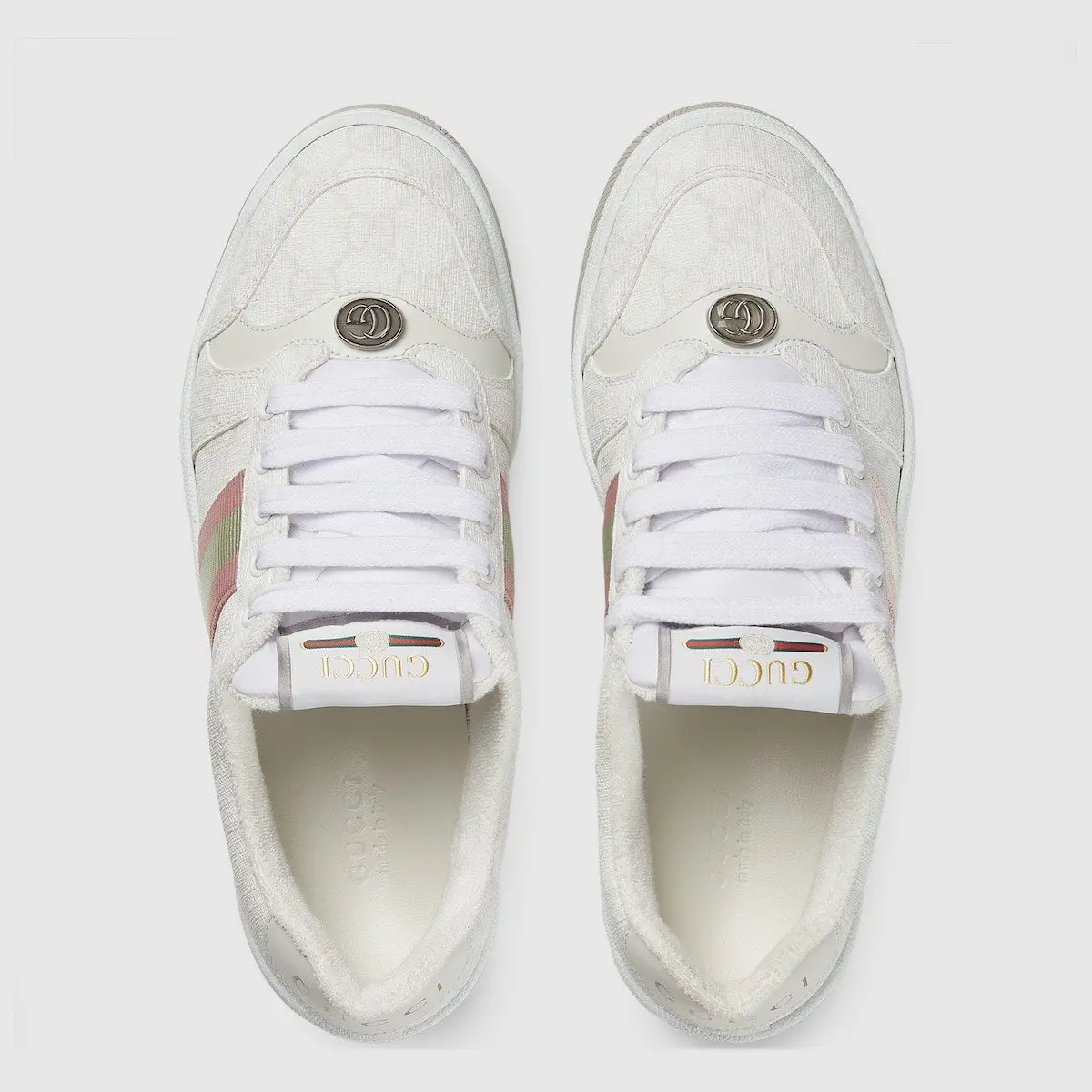 Giay Gucci Screener Sneaker 'White' 771134-96GE0-9058