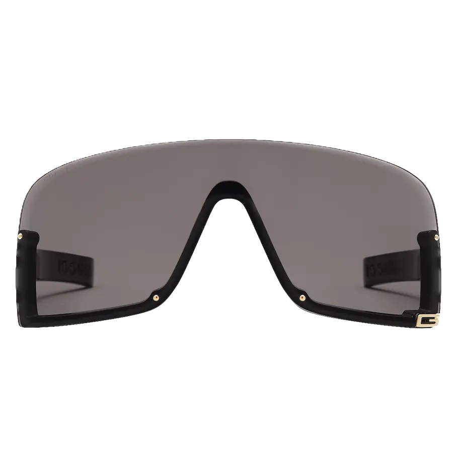 Kinh Gucci Mask Shaped Frame Sunglasses 'Shiny Black' 770792-J1691-1012