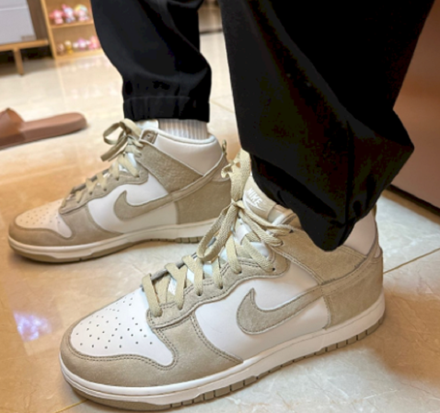 Giay Nike Dunk High 'Tan Suede White' DQ7679-001