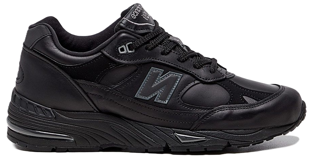 Giay New Balance 991 MiUK Leather 'Black Grey' M991TK