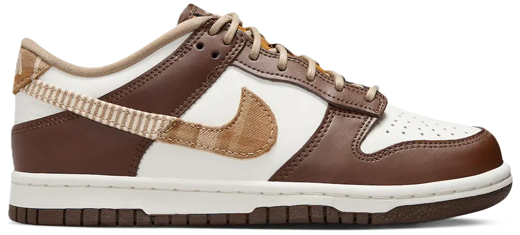 Giay Nike Dunk Low GS 'Brown Plaid' FV3653-191